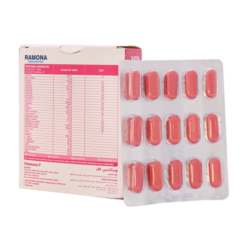 Ramona Vitatense F Multivitamin And Minerals 30 Tablet